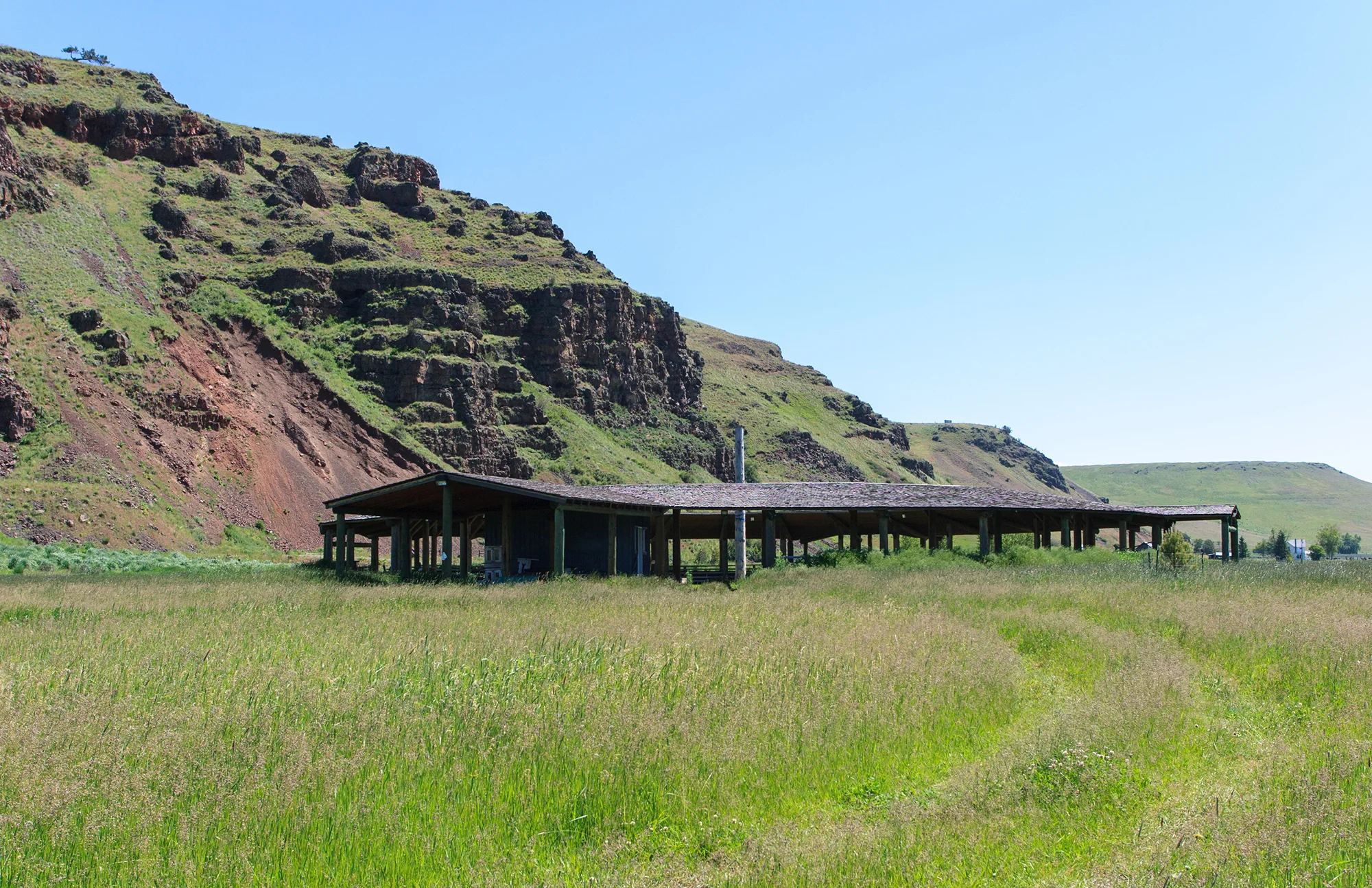 The Dance Arbor at the Nez Perce Wallowa Homeland