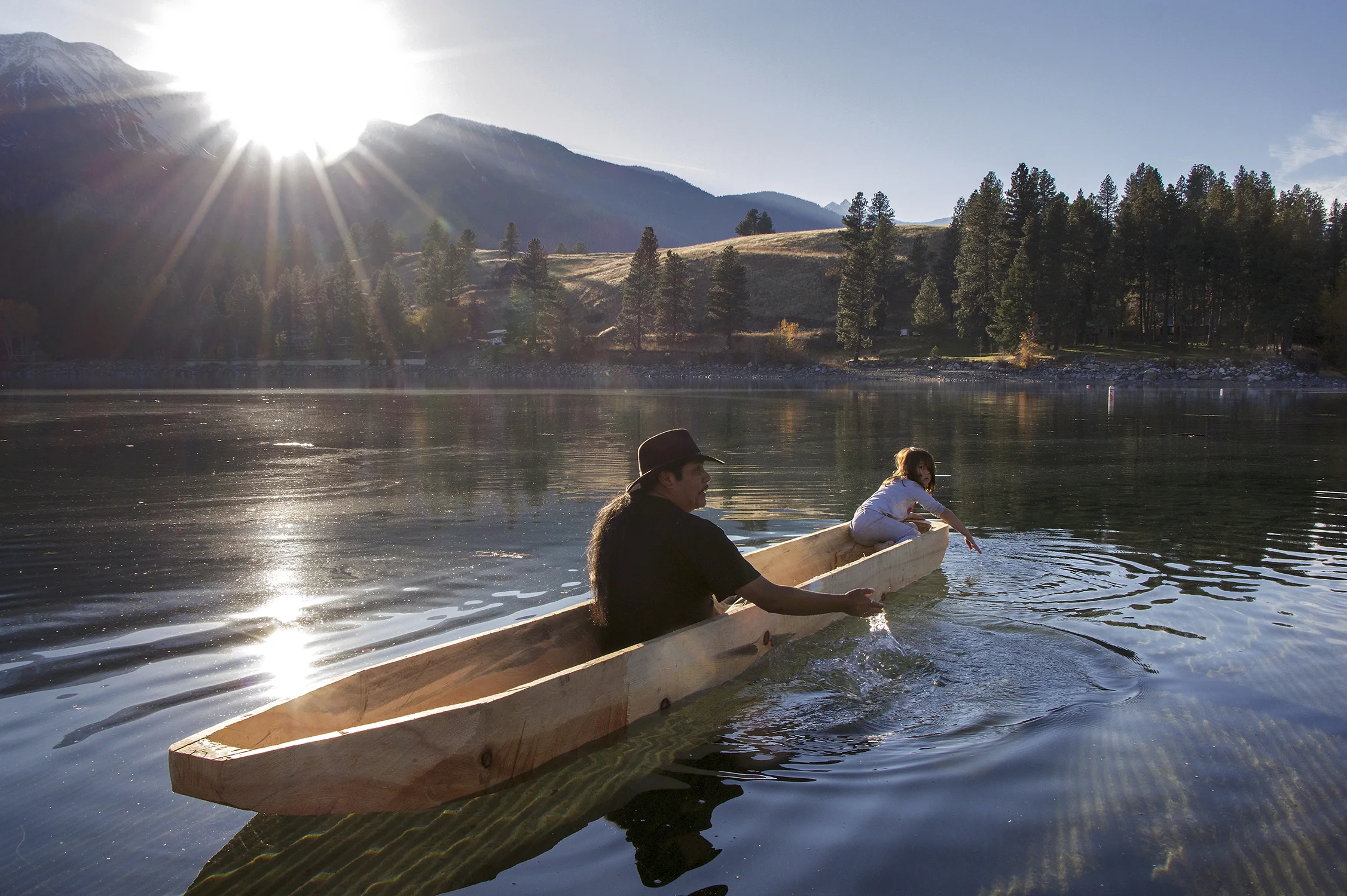 Hand-hewn Canoe