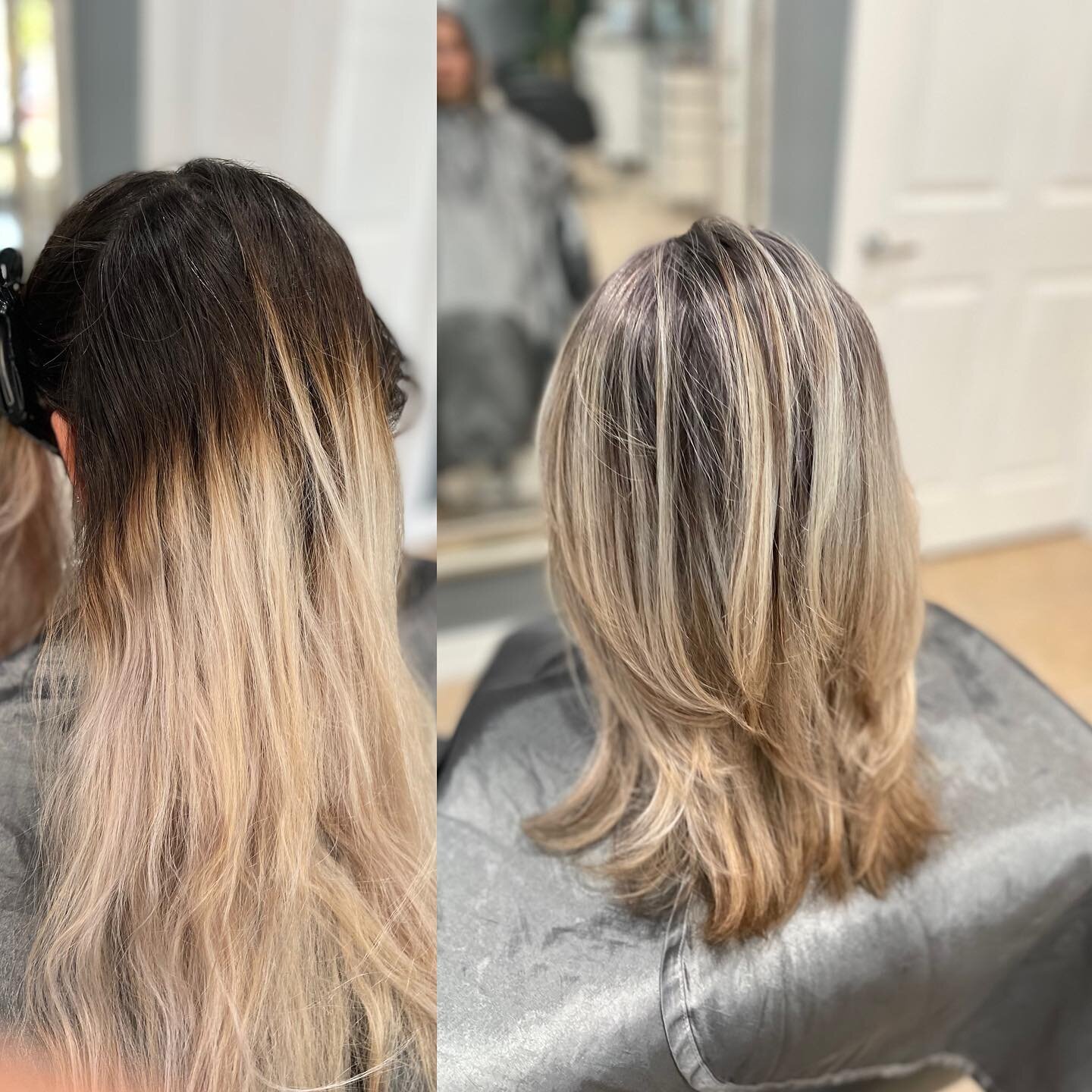 This client of mine has not been in hair salon for a long time finally she got her beautiful highlights done ❤️👍 
#roundrocktx #roundrockhairstylist #hairstylist #colorhairstyle #highlightshair #austinhairstylist #austinhairsalon #pflugervillehairst