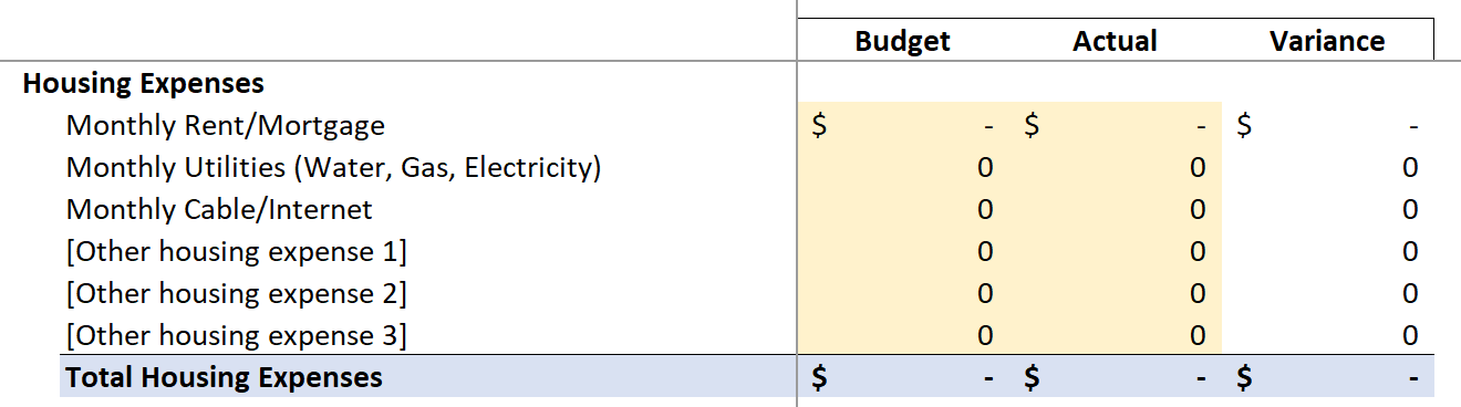 Free Monthly Budget Template Download In Microsoft Excel Thirty Something Millionaire