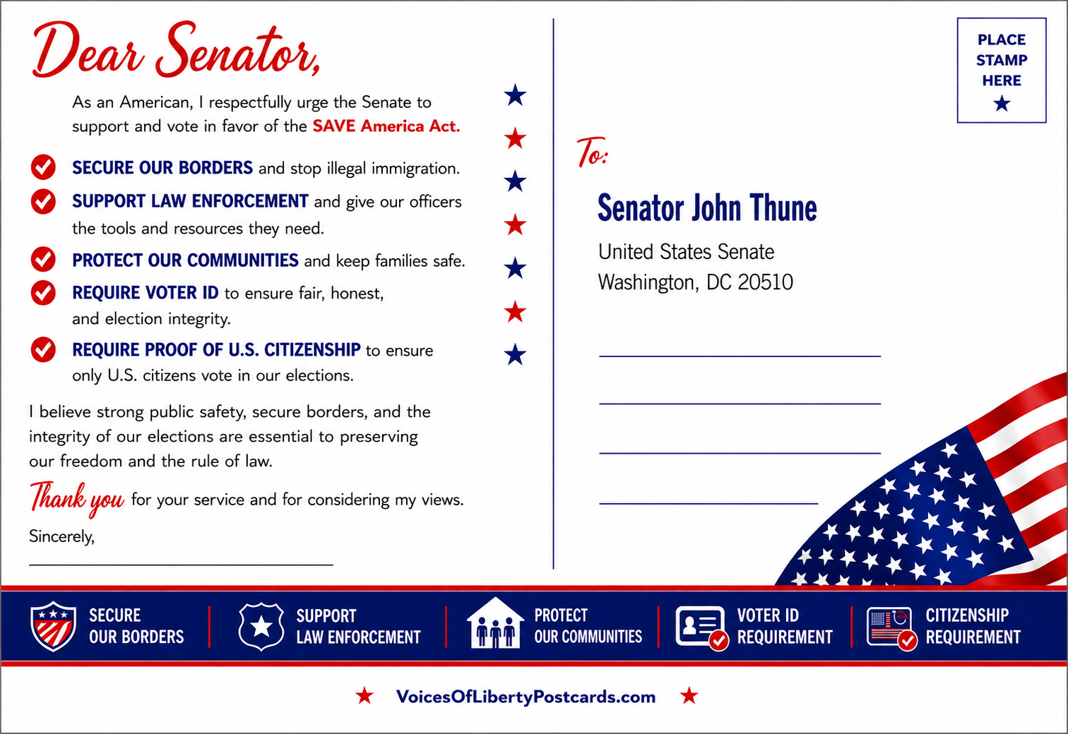 To-Senator-John-Thune-Back-of-Postcard-Pass-the-Save-America-Act-Voices-of-Liberty-Postcards.png