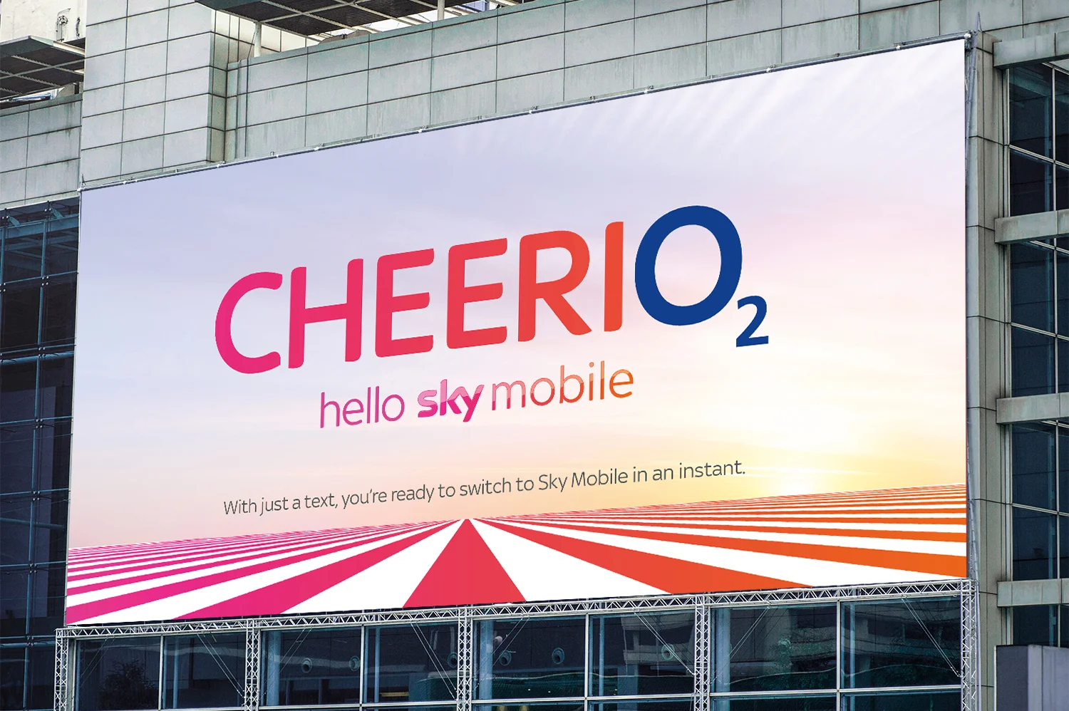    WE MADE AN OOH CAMPAIGN FOR SKY MOBILE, ENCOURAGING PEOPLE TO DITCH THEIR PROVIDER 