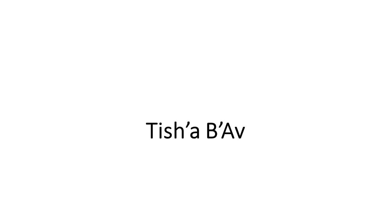 Tish'a B'Av