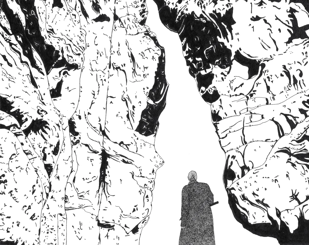 the-boy-walking-through-maiden's-rock.jpg