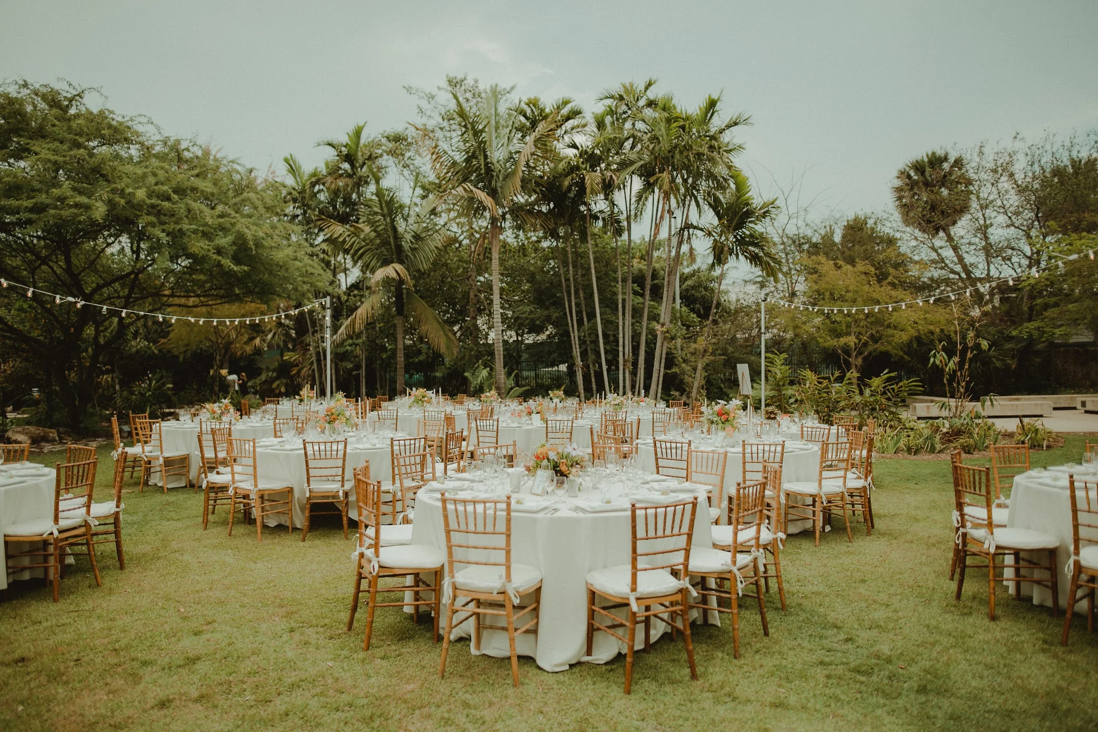 Ceremony and Reception Venue: Miami Beach Botanical Gardens, Miami Beach, FL