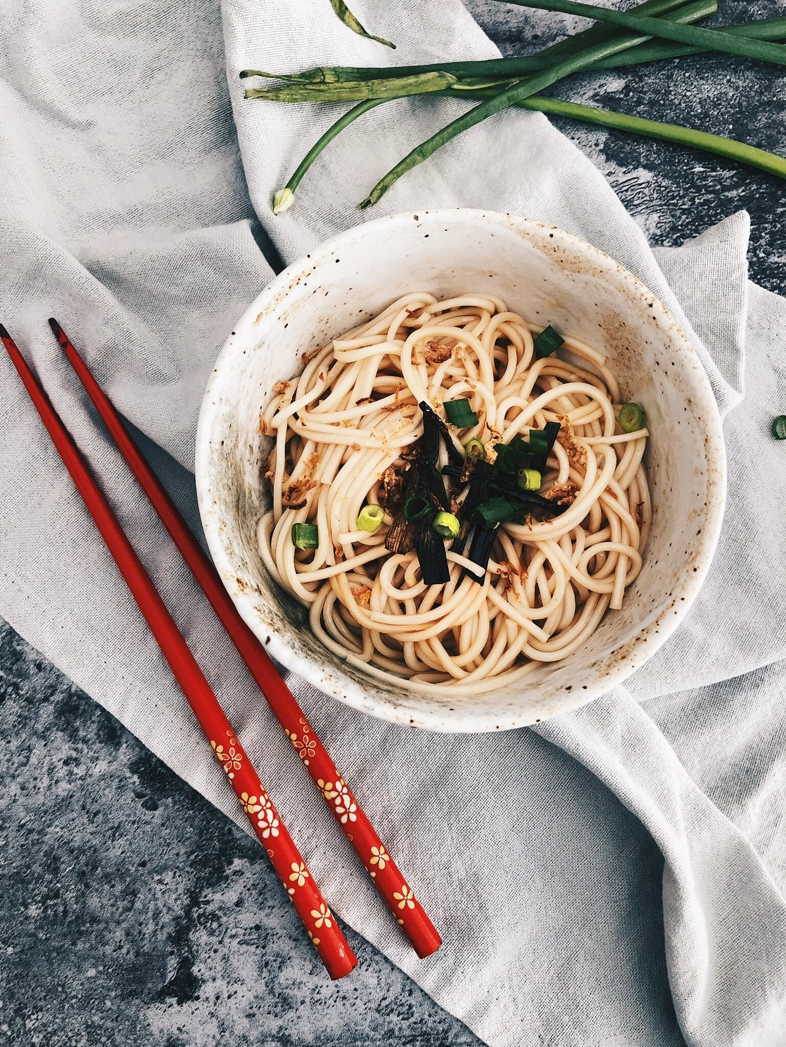 scallion oil noodles