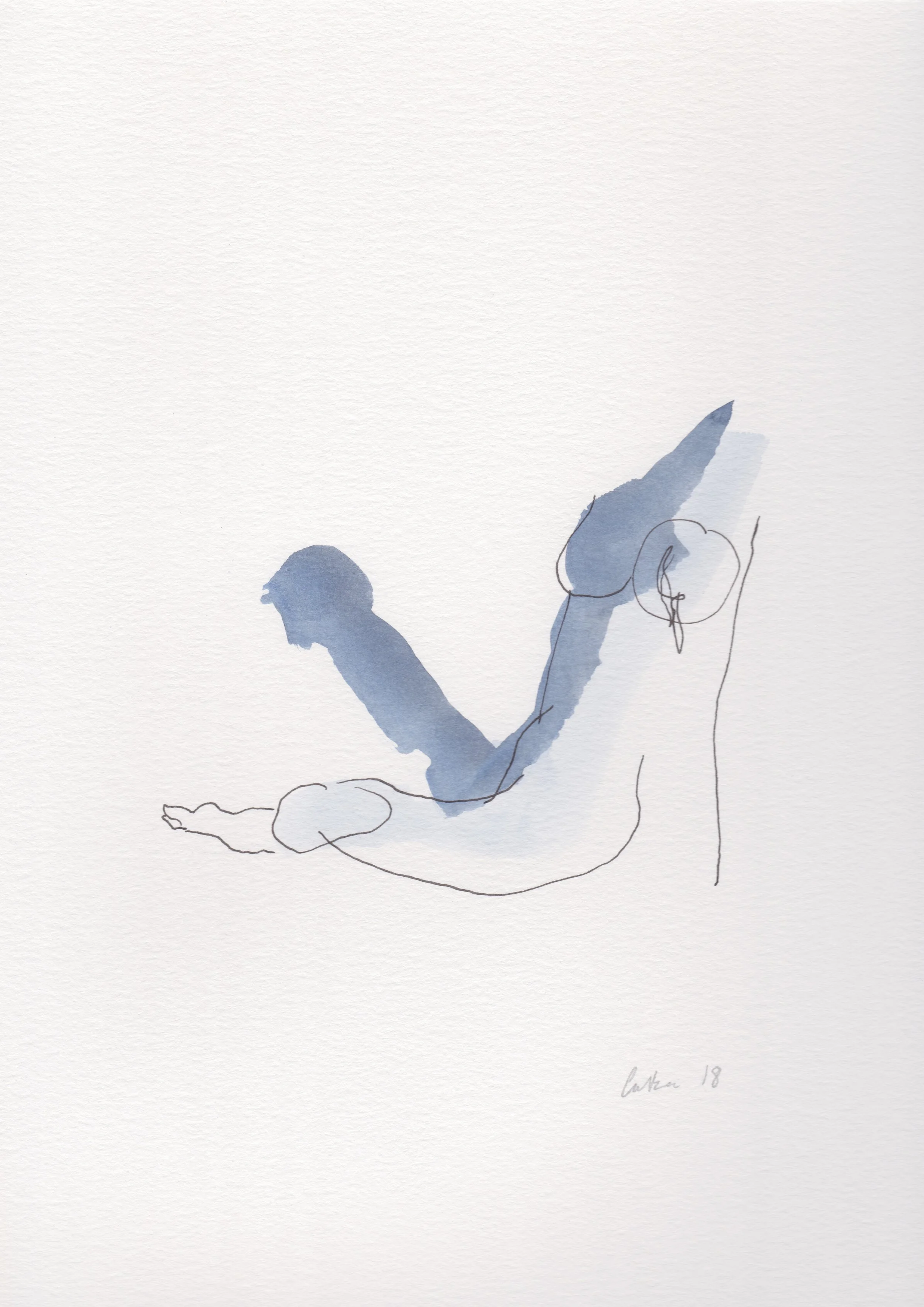 Wsjzzz, Gouache and pen on paper, 12x9 inches, £200.jpeg