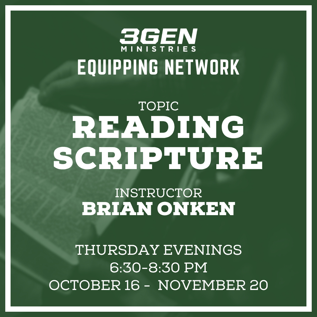 Equipping Network - Reading Scripture