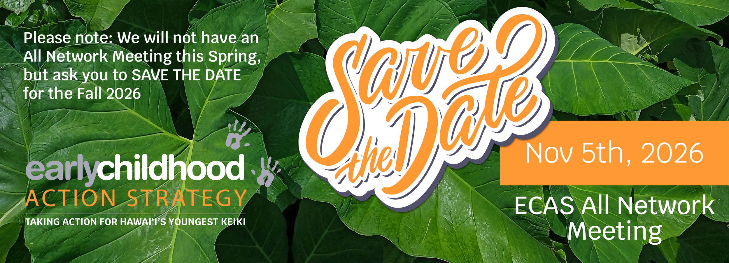 Save The Date, All Network Mtg November 5, 2026