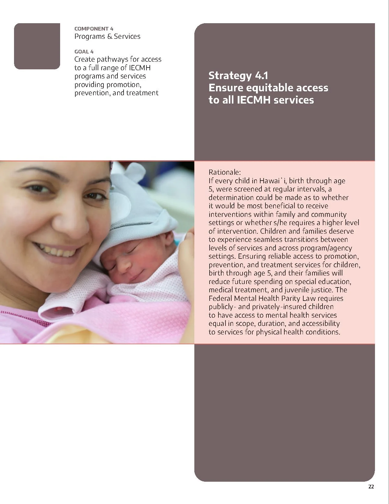 Component 4: Programs & Services