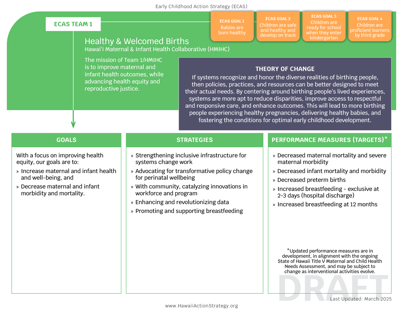 ECAS Team 1 - Theory of Change