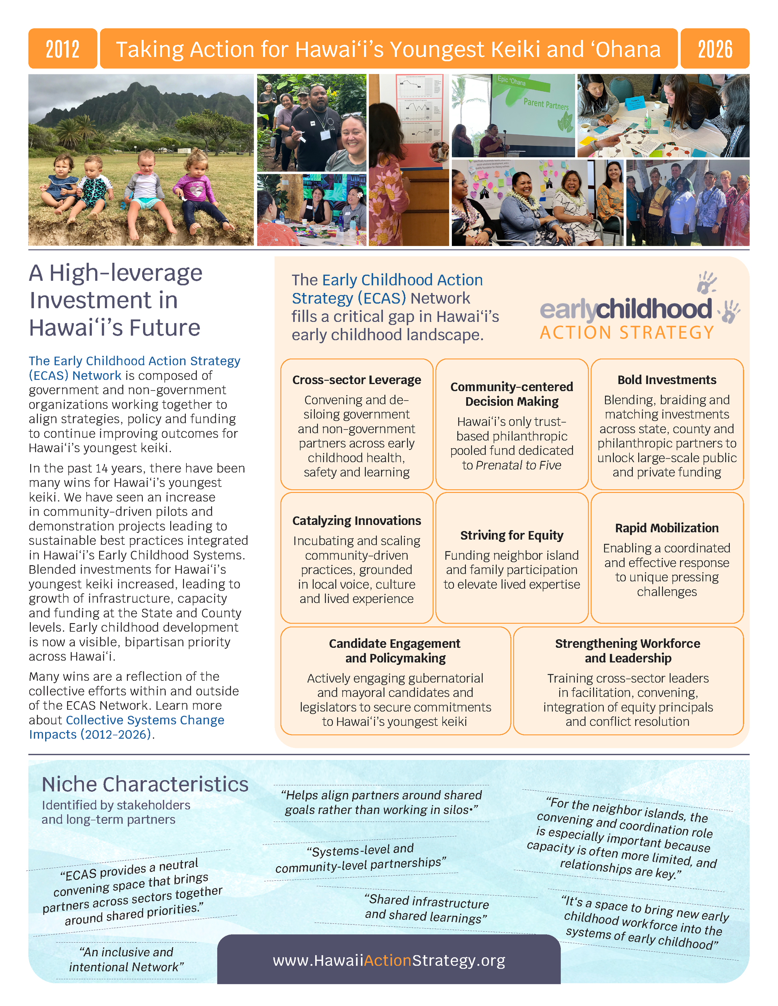 ECAS Niche - filling a critical gap in Hawai‘i’s early childhood landscape