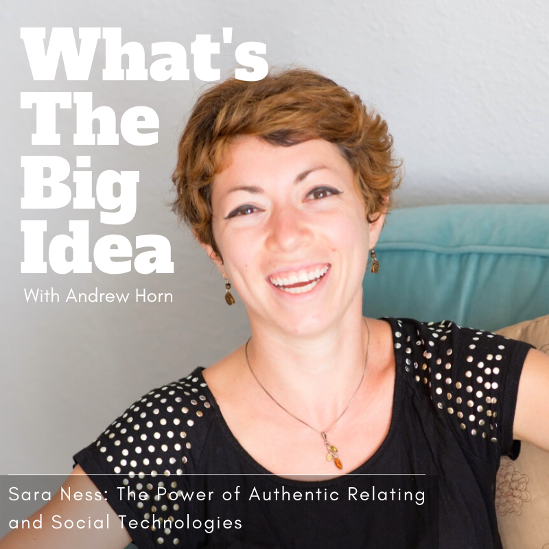 What's The Big Idea: Sara Ness: The Power of Authentic Relating and Social Technologies