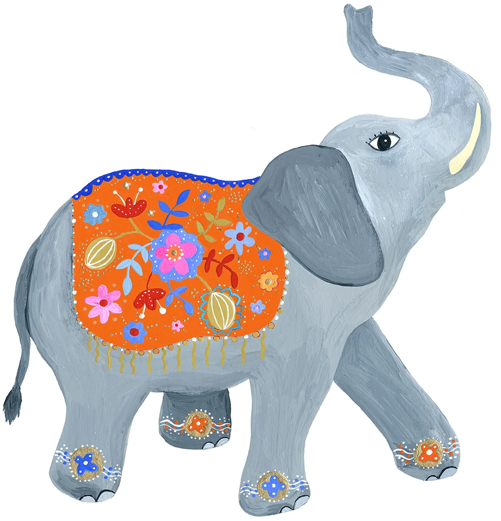 marenthe illustration lucky elephant, client Running Press.jpg