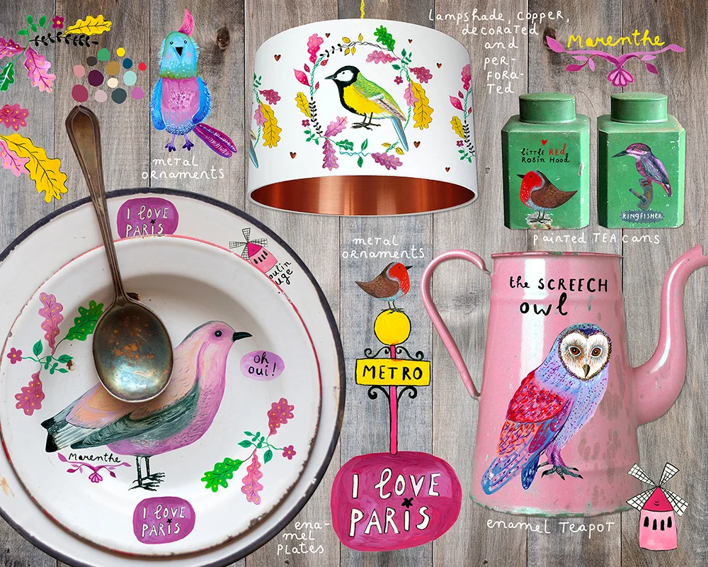 Marenthe Paris Love Nest Collection Home Decor metal.jpg