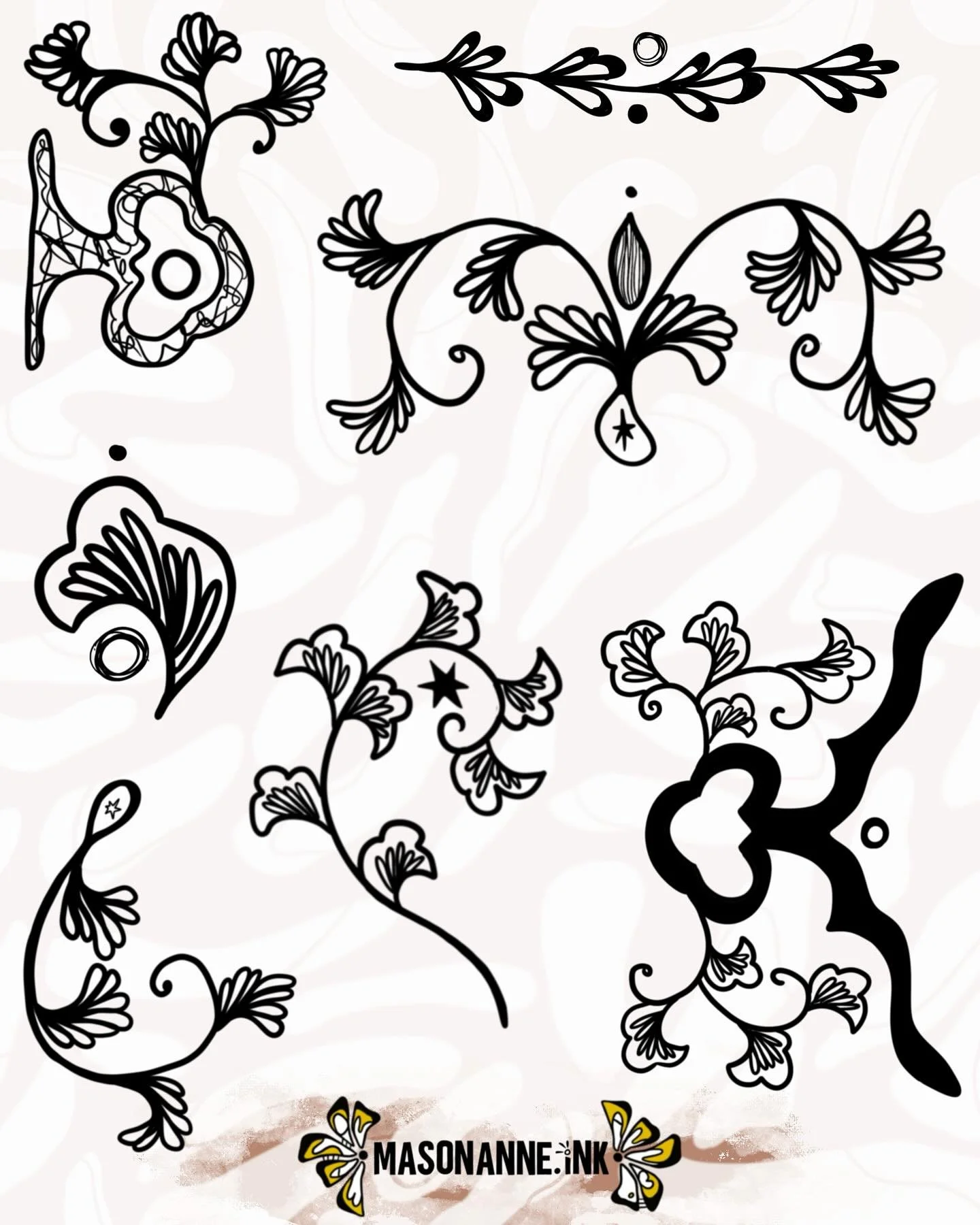 Fall Flash 2025 🍁some leafy ornamentals inspired by metal etchings found on Japanese temples
.
.
#bouldercolorado #boulderartist #fortcollinstattoo #denvertattooartist #coloradotattoo #womentattooers #ornamentaltattoo #botanicaltattoos