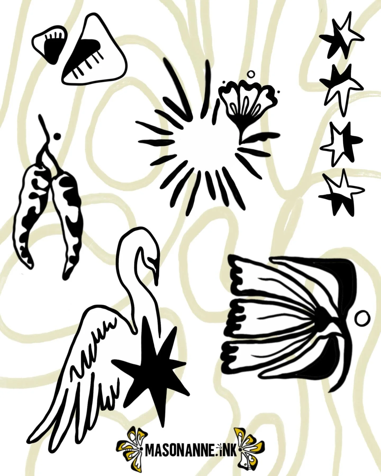 Spring 2026 Flash 🌧️ booking link in bio

#bouldertattooartist #denvertattooartist
#fortcollinstattooartist #womentattooers #lineworktattoo