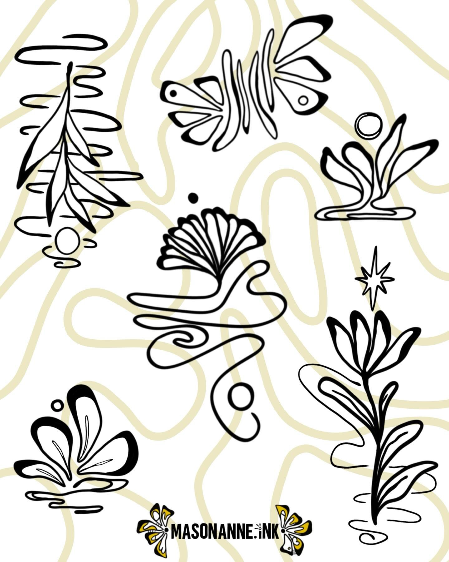 Spring 2026 Flash✨booking link in bio

#bouldertattooartist #denvertattooartist
#fortcollinstattooartist #womentattooers #lineworktattoo