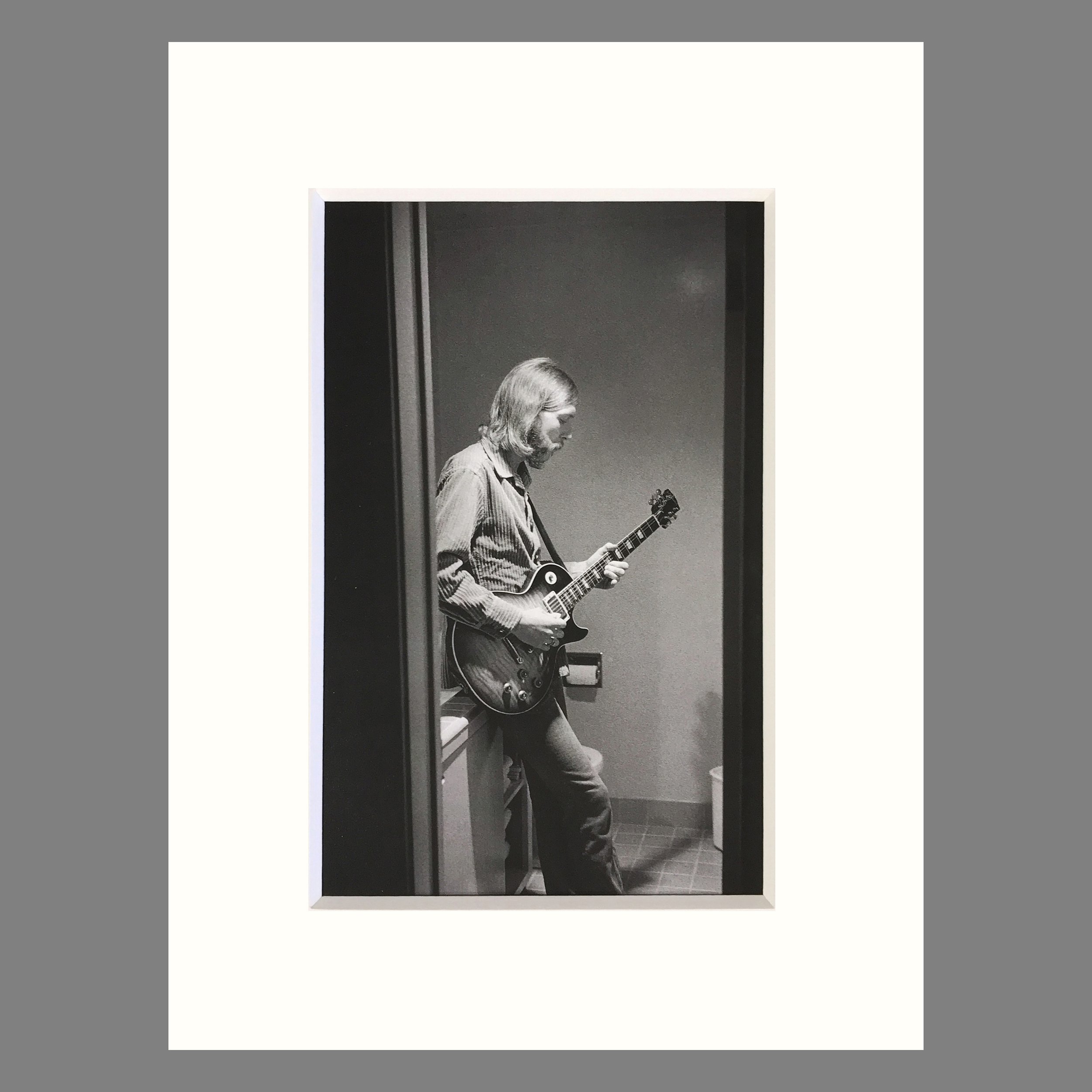 Duane Allman, Holiday Inn San Francisco, 1969 - Jim Marshall Photograph - Matted Print, 9 x 12 inches