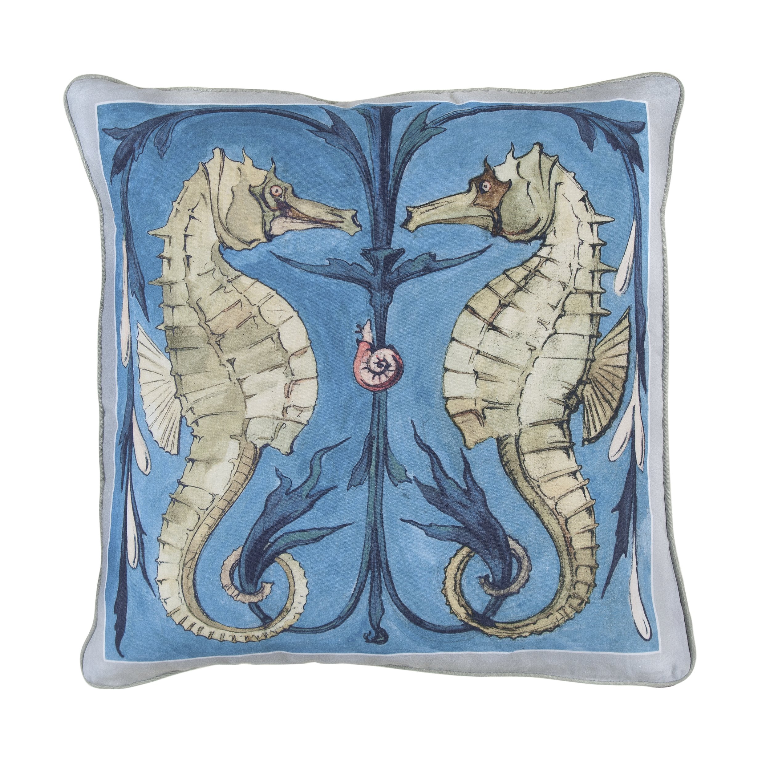 Julia Morgan Sea Horses Pillow Kit