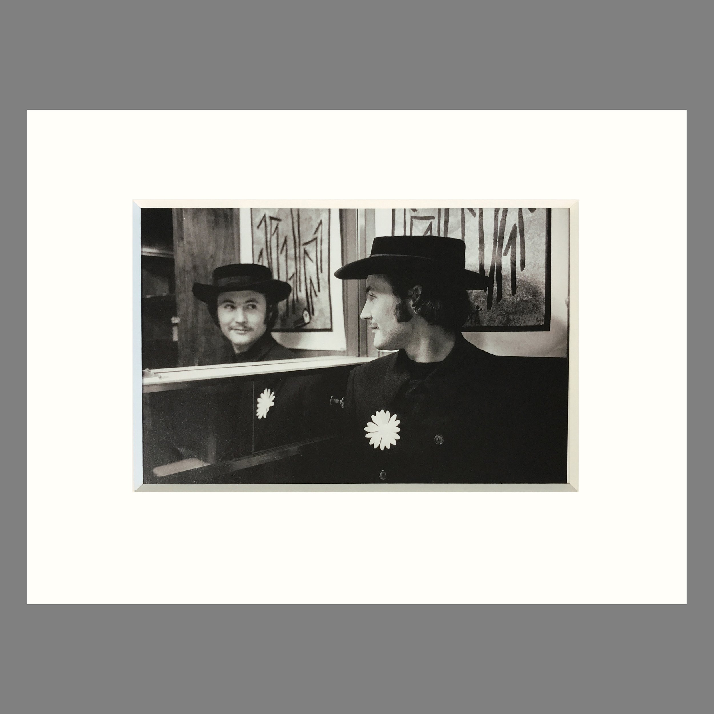 David Crosby, Circle Star Theatre, San Fernando Valley 1965/66 - Jim Marshall Photograph - Matted Print 9 x 12 inches