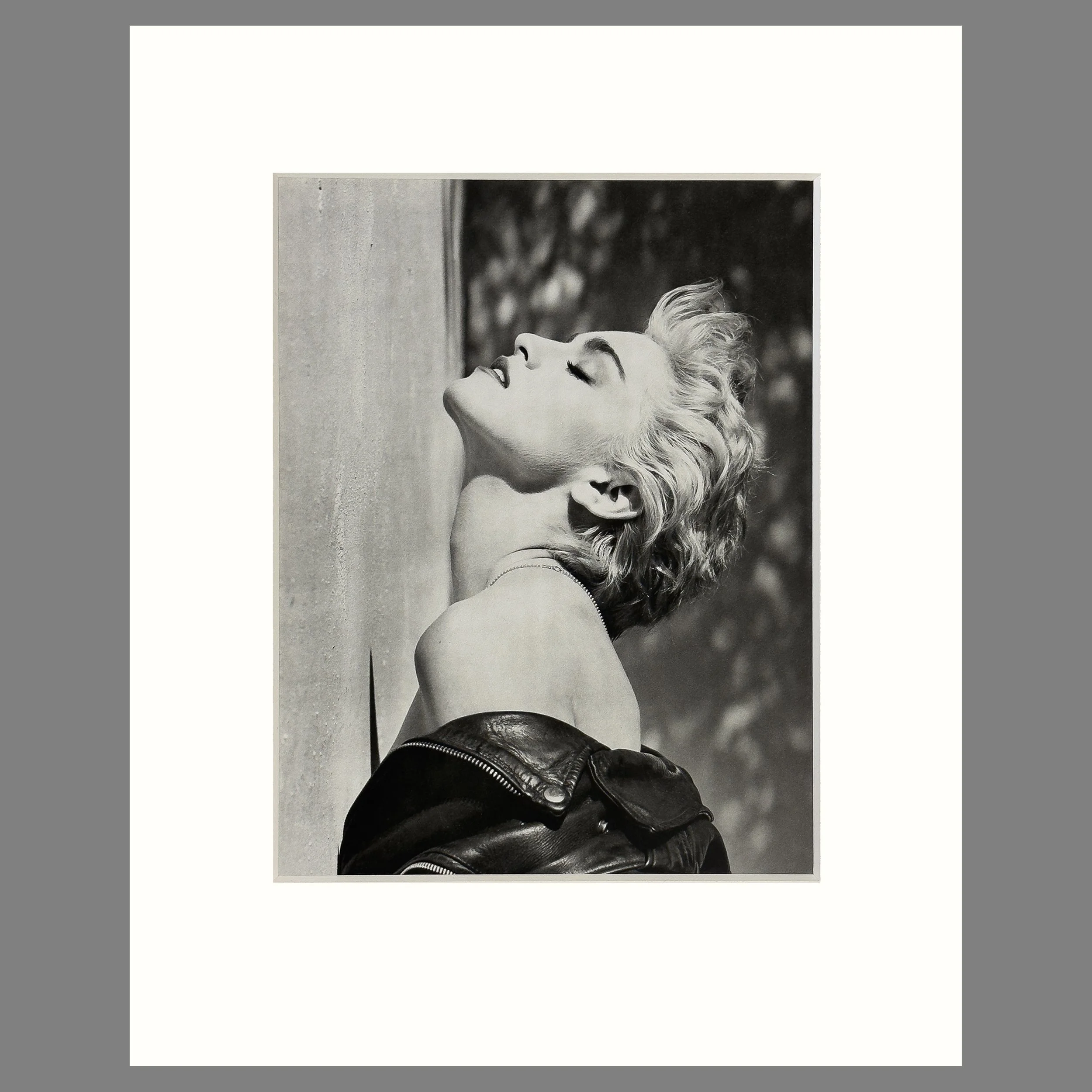 Madonna, Hollywood 1984 - Herb Ritts Photograph - Matted Print 16 x 20 Inches