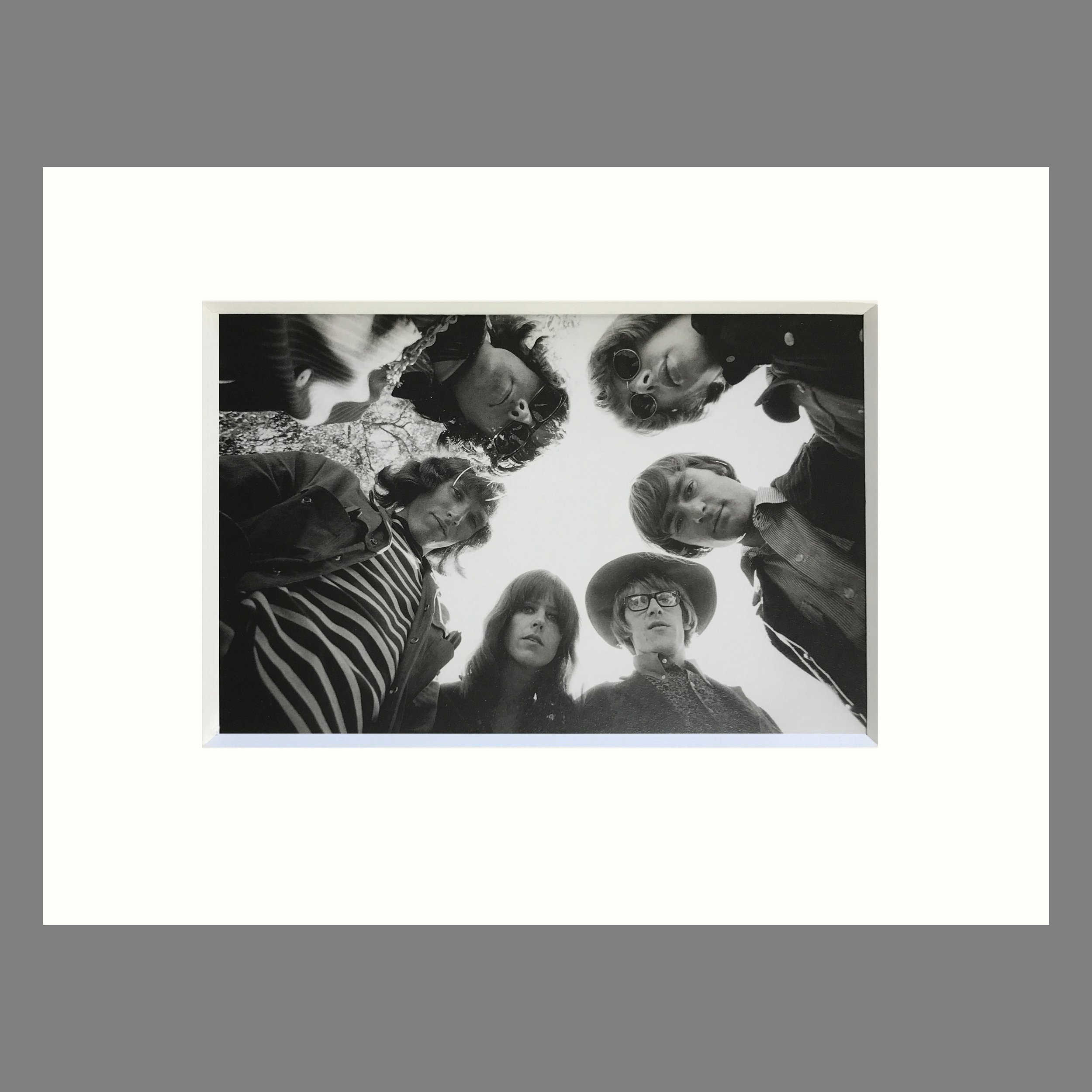Jefferson Airplane, Golden Gate Park, San Francisco 1967 - Jim Marshall Photograph - Matted Print 9 x 12 inches