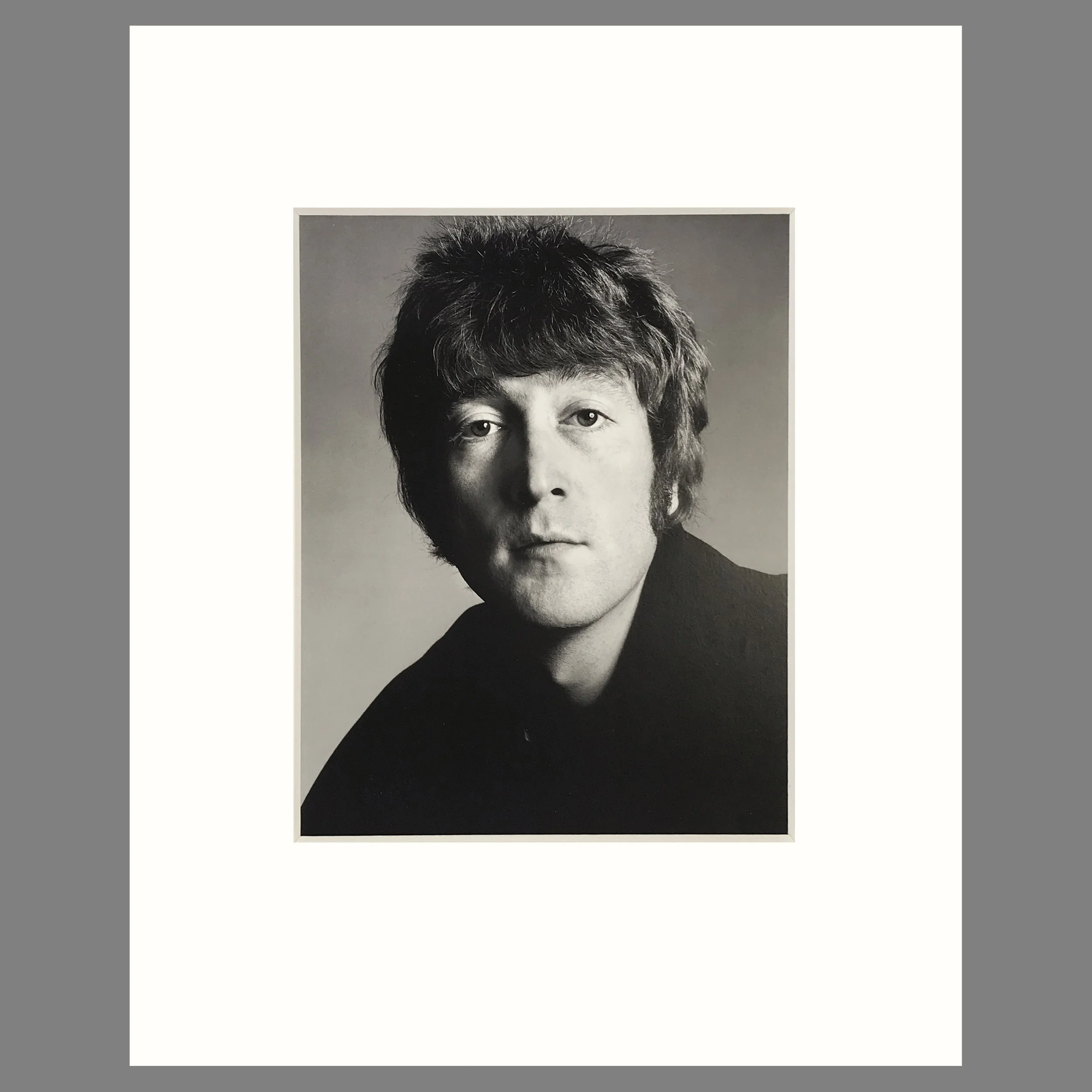 John Lennon, London - Richard Avedon Photograph - Matted Print 16 x 20 Inches