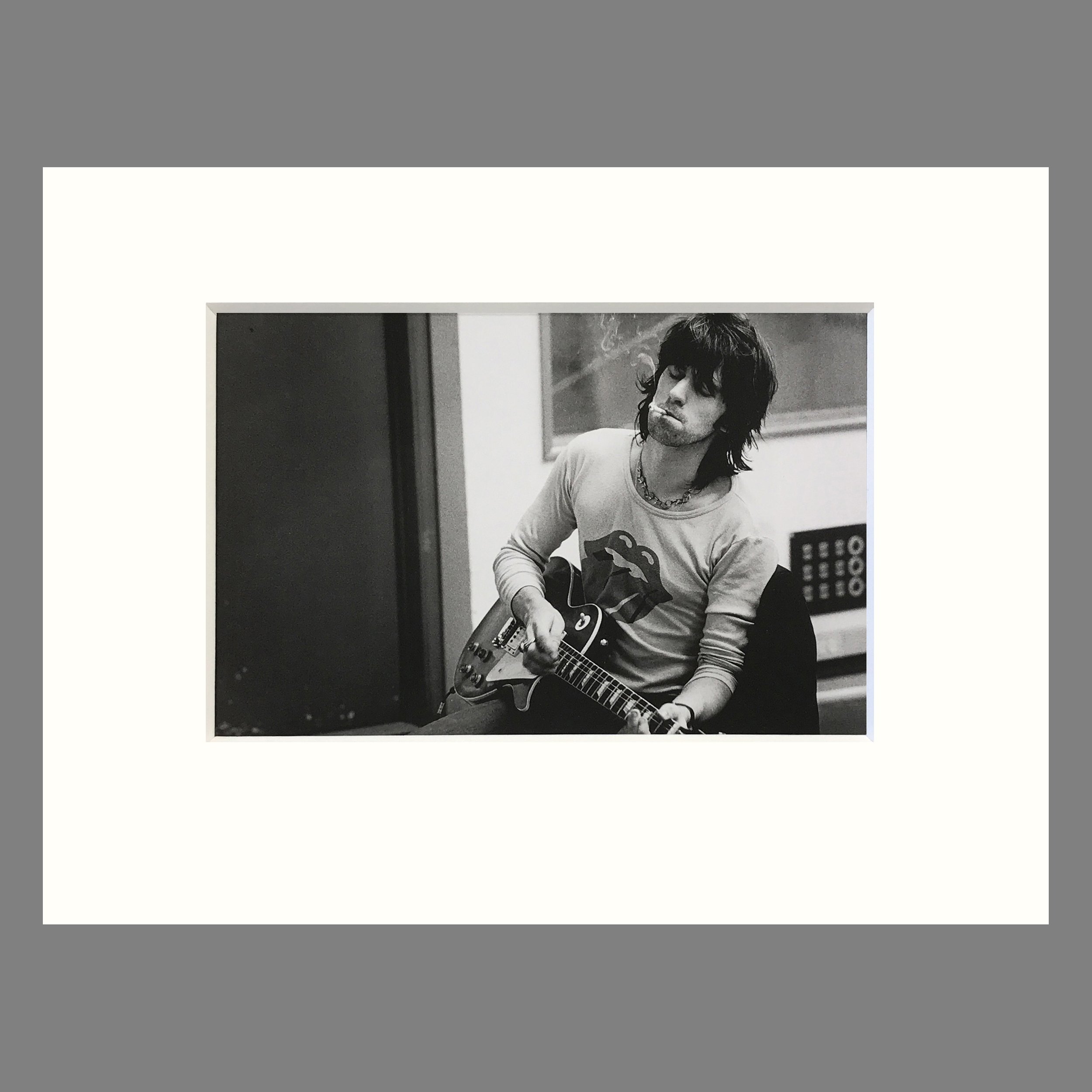 Keith Richards, Exile On Main Street Sessions - Jim Marshall Photograph - Matted Print 9 x 12 inches