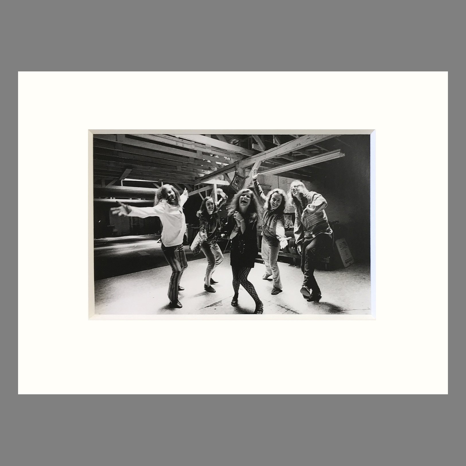 Janis Joplin, Big Brother and the Holding Company 1967 - Jim Marshall Photograph - Matted Print 9 x 12 inches