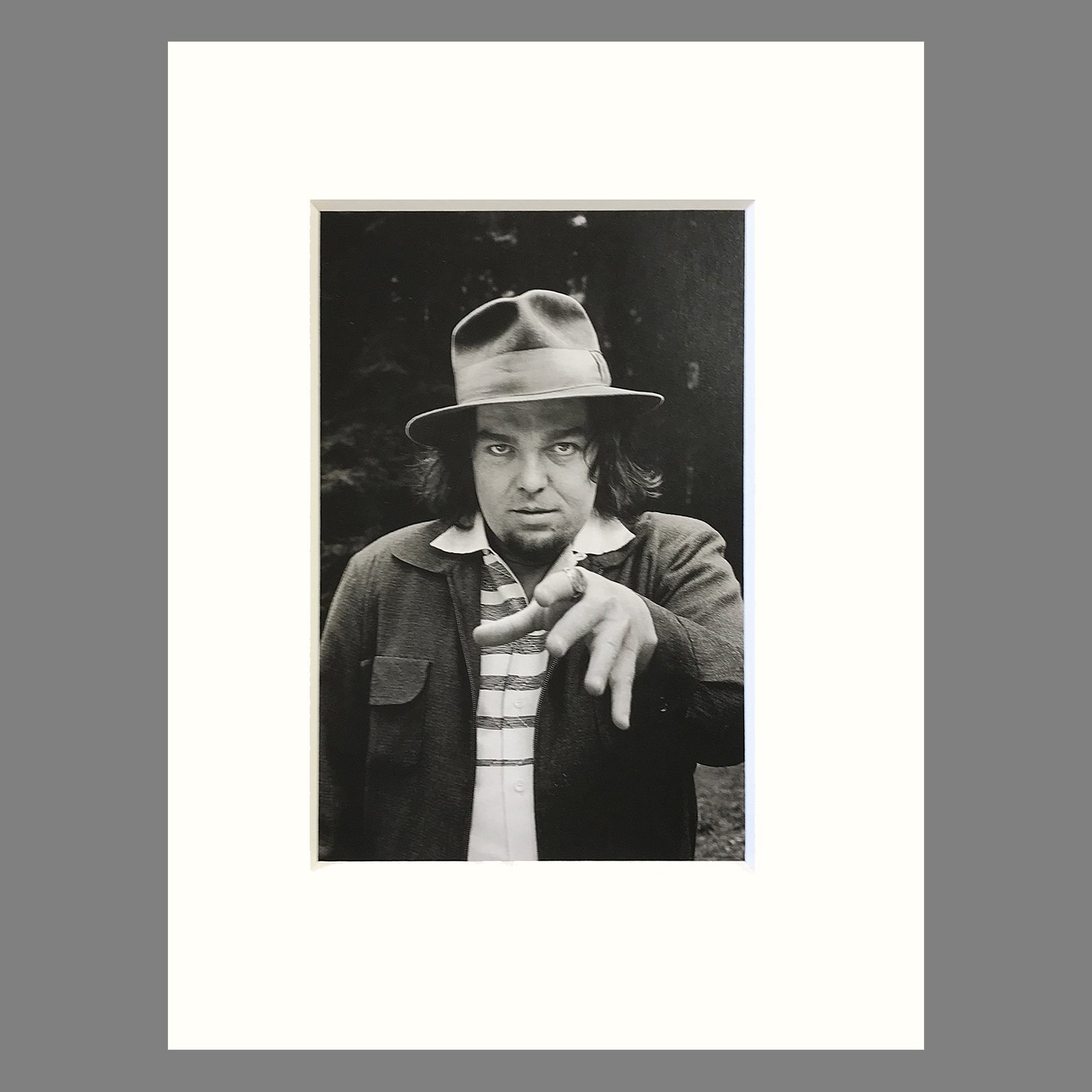 Captain Beefheart, Santa Cruz, CA 1970's - Jim Marshall Photograph - Matted Print 9 x 12 inches