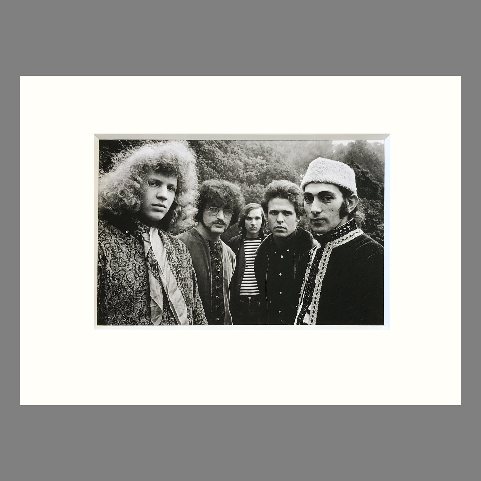 Country Joe And The Fish, Berkeley, CA 1968 - Jim Marshall Photograph - Matted Print 9 x 12 inches