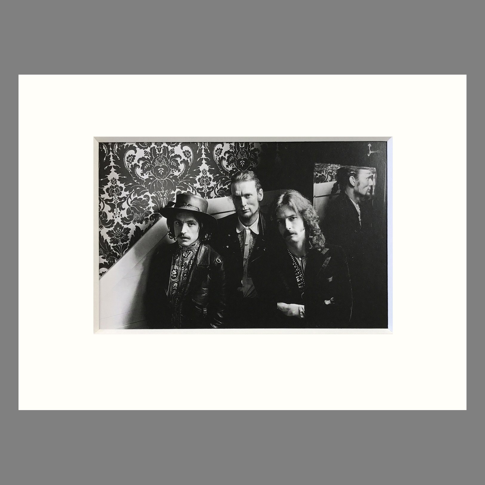 Cream, Sausalito Hotel, California, 1967 - Jim Marshall Photograph - Matted Print, 9 x 12 inches