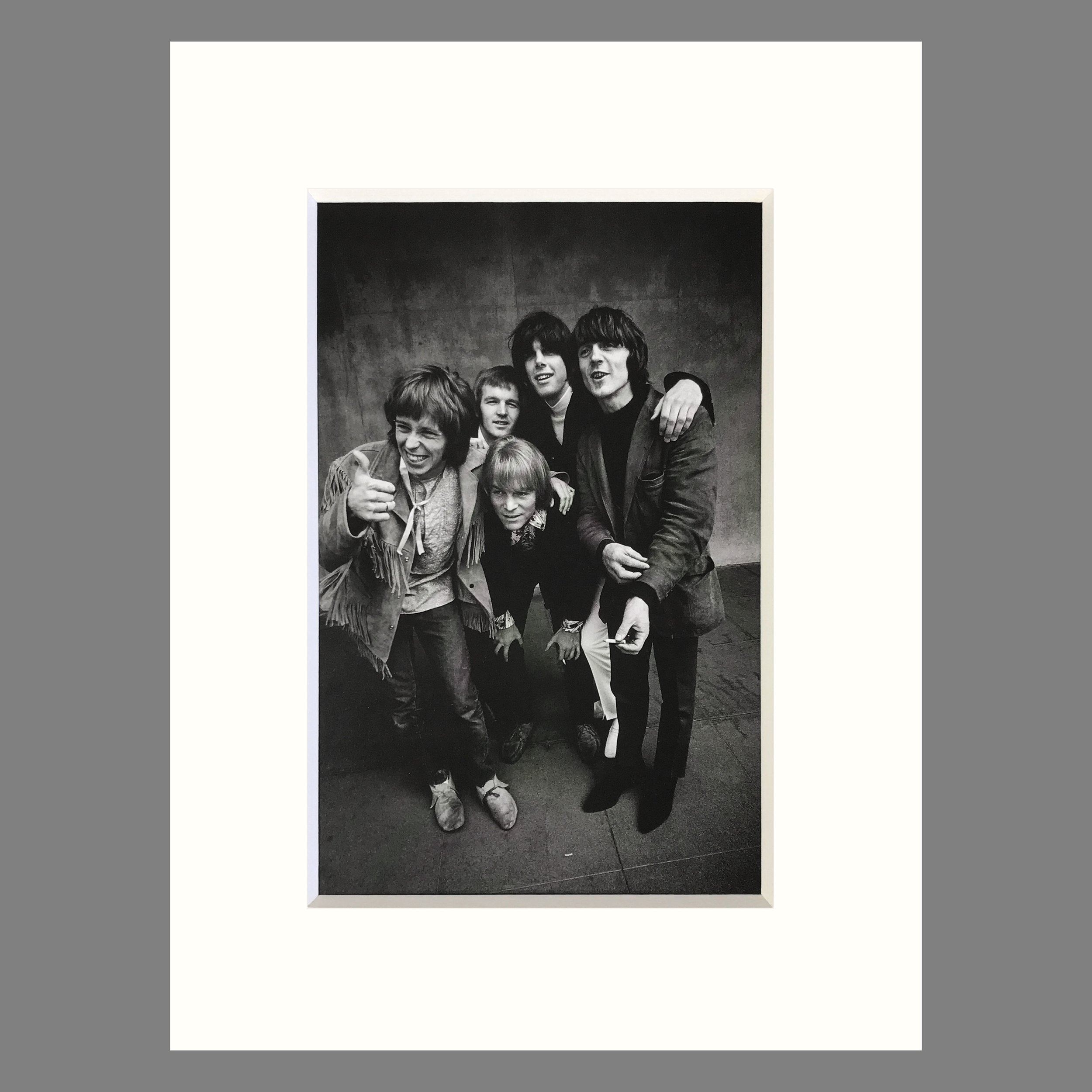 Moby Grape, Columbia Records, Los Angeles 1968 - Jim Marshall Photograph - Matted Print 9 x 12 inches