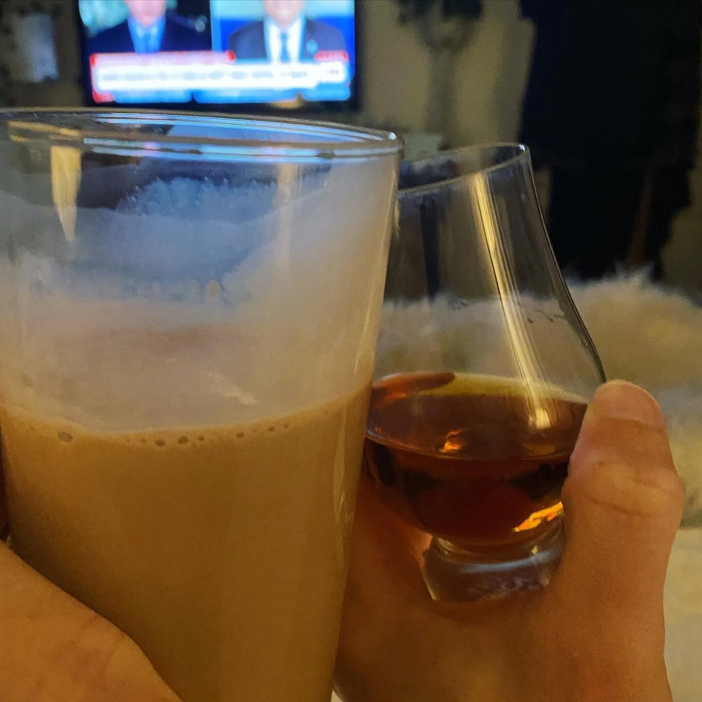 Cheers from the Weller&rsquo;s to our President Biden and our Vice President Harris, their families, and to all Americans across our great nation! 

Chocolate milk for me and the &ldquo;really good&rdquo; whiskey for the hubs.

Looking forward to not
