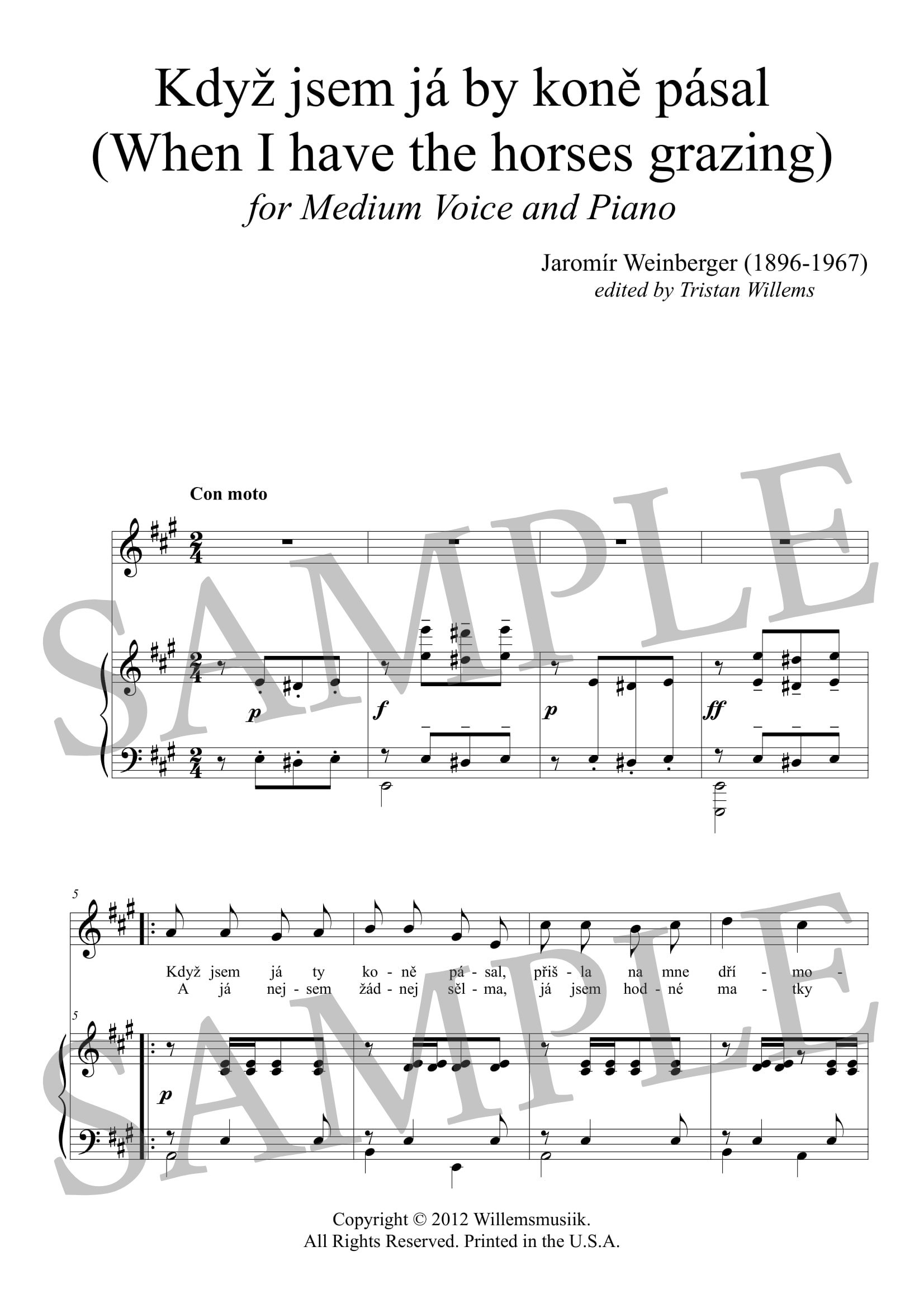 WEINBERGER - KDYZ JSEM JÁ BY KONE PÁSAL - SCORE SAMPLE-1.jpg