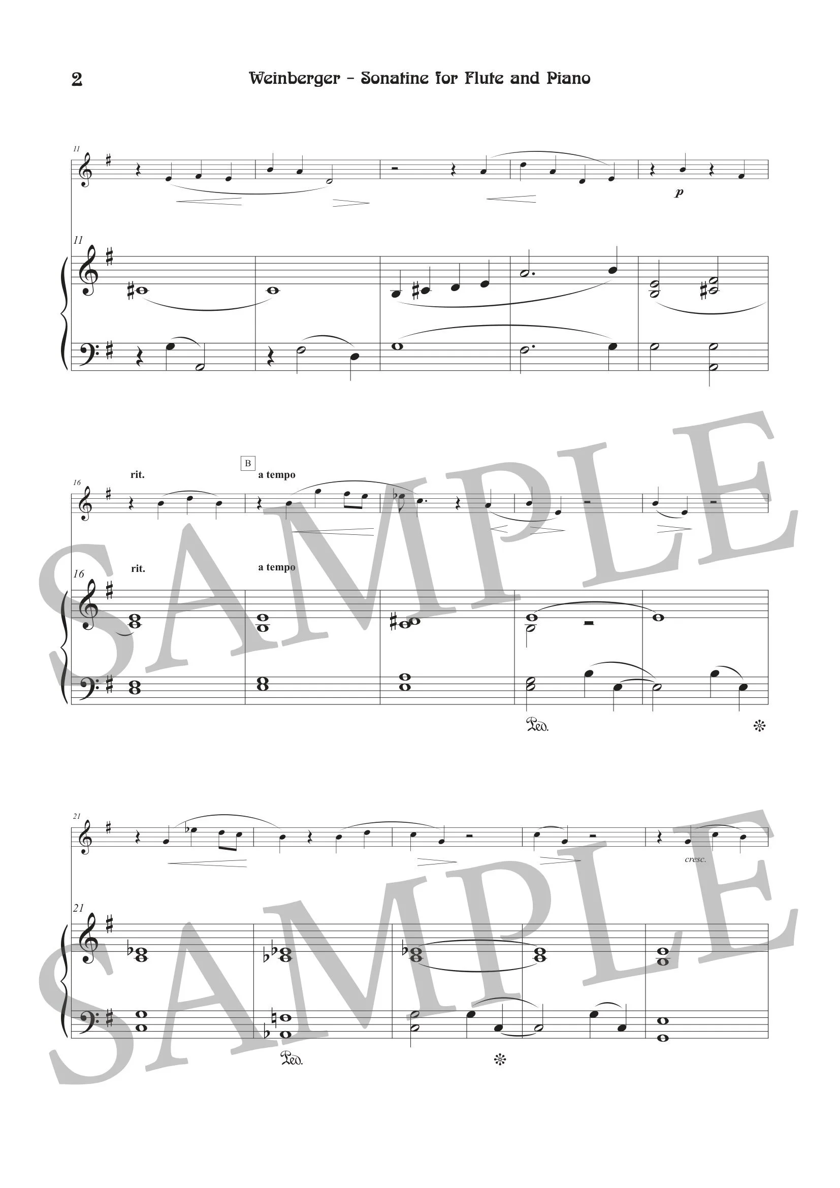 WEINBERGER - SONATINE FOR FLUTE - SCORE SAMPLE-2.jpg