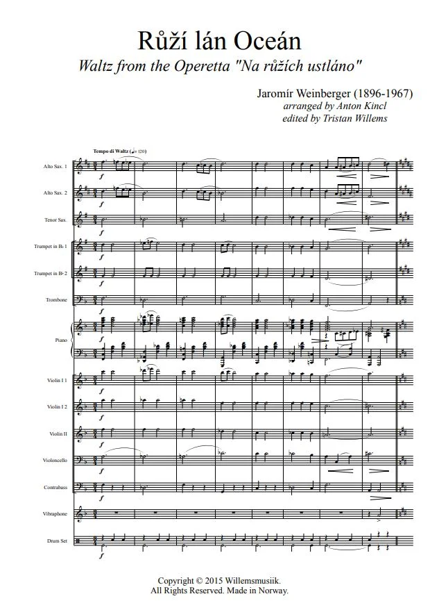 Jaromir Weinberger - Ruží lán Oceán