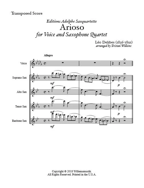 Delibes/Willems - Arioso