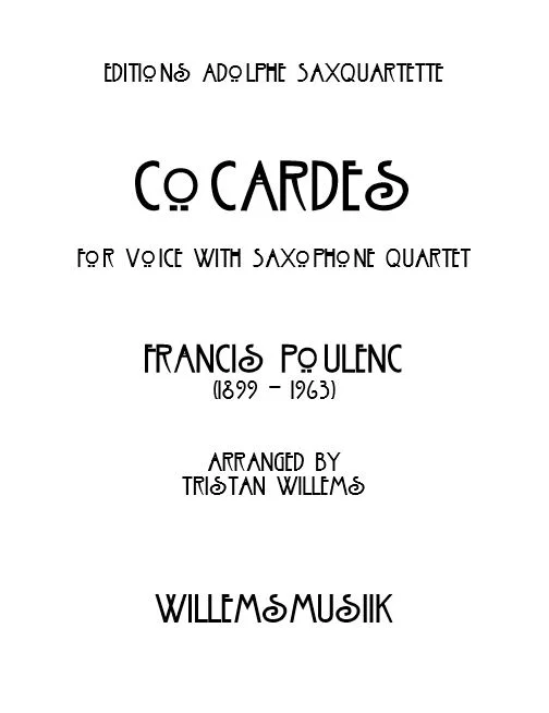 Poulenc/Willems - Cocardes