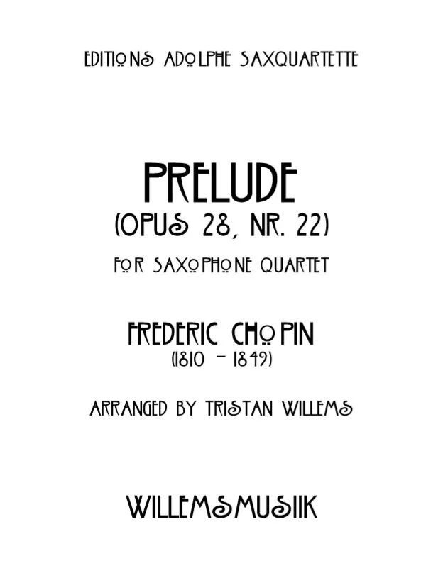 Chopin/Willems - Prelude, Opus 28/22