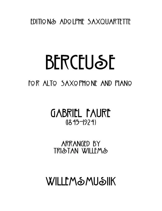 Fauré/Willems - Berceuse