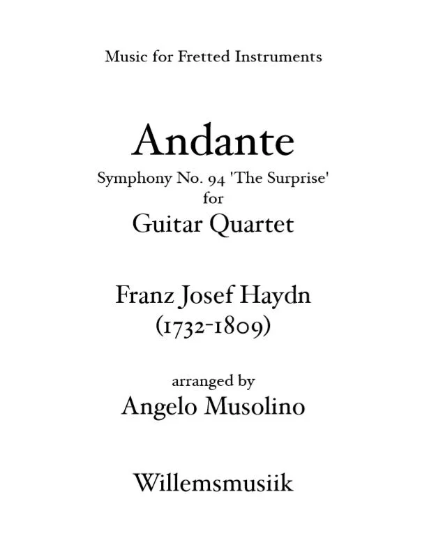 Haydn/Musolino - Andante from Symphony No.94