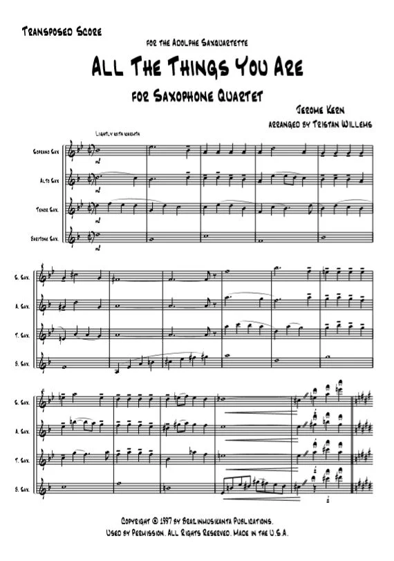 Kern/Willems - All The Things You Are