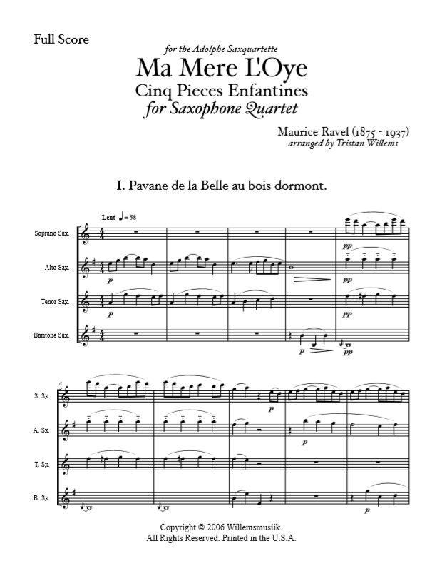 Ravel/Willems - Ma Mere L'Oye