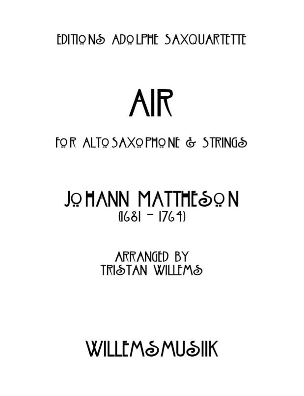 Mattheson/Willems - Air