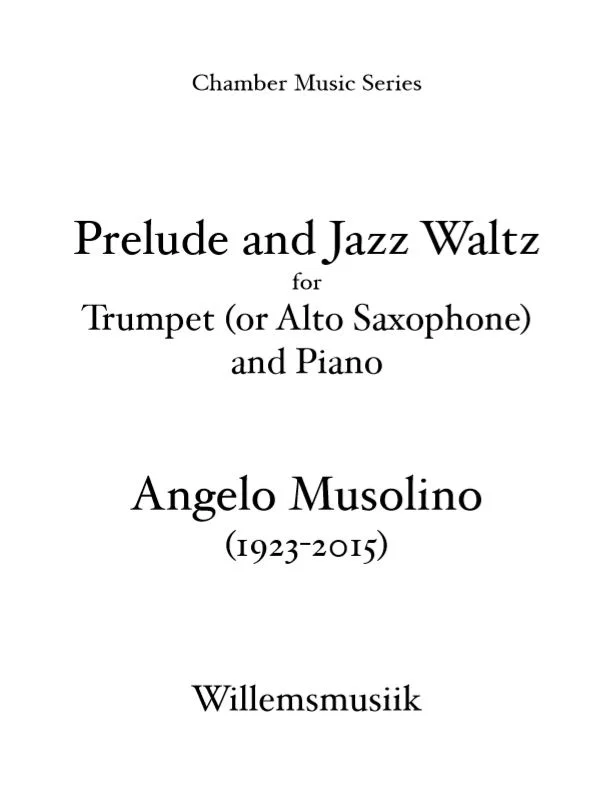 Angelo Musolino - Prelude and Jazz Waltz