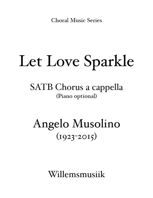 Angelo Musolino - Let Love Sparkle