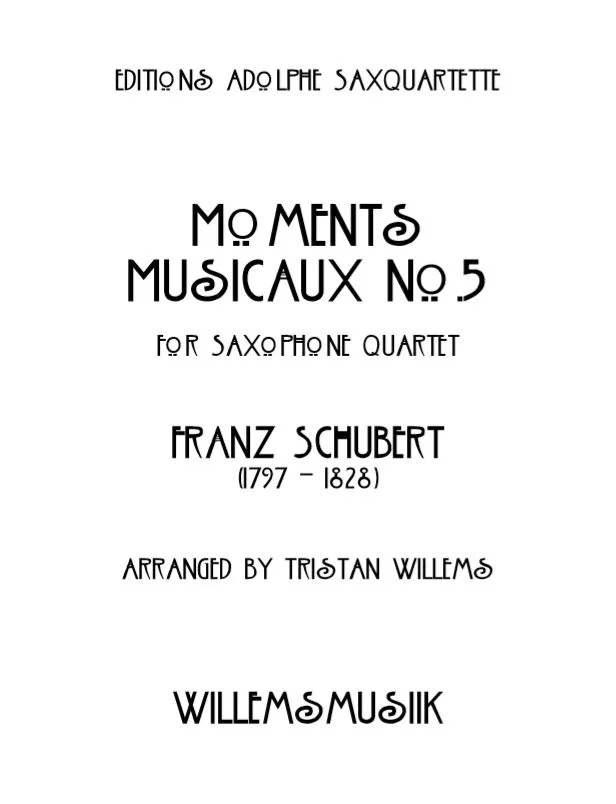 Schubert/Willems - Moments Musicaux No. 5