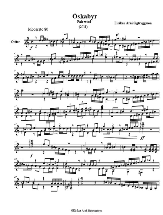 Sigtryggsson - Óskabyr (Fair Wind)